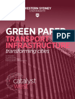 Green Paper Transport Infrastructure Tra