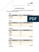 Counting Atoms Worksheet