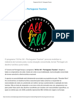 Programa All For All - Portuguese Tourism