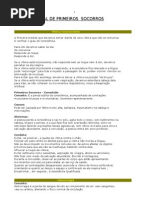 PRIMEIRO SOCORROS