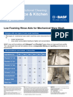 I&I - OPP Low Foaming Rinse Aids For Mechanical Ware Wash)