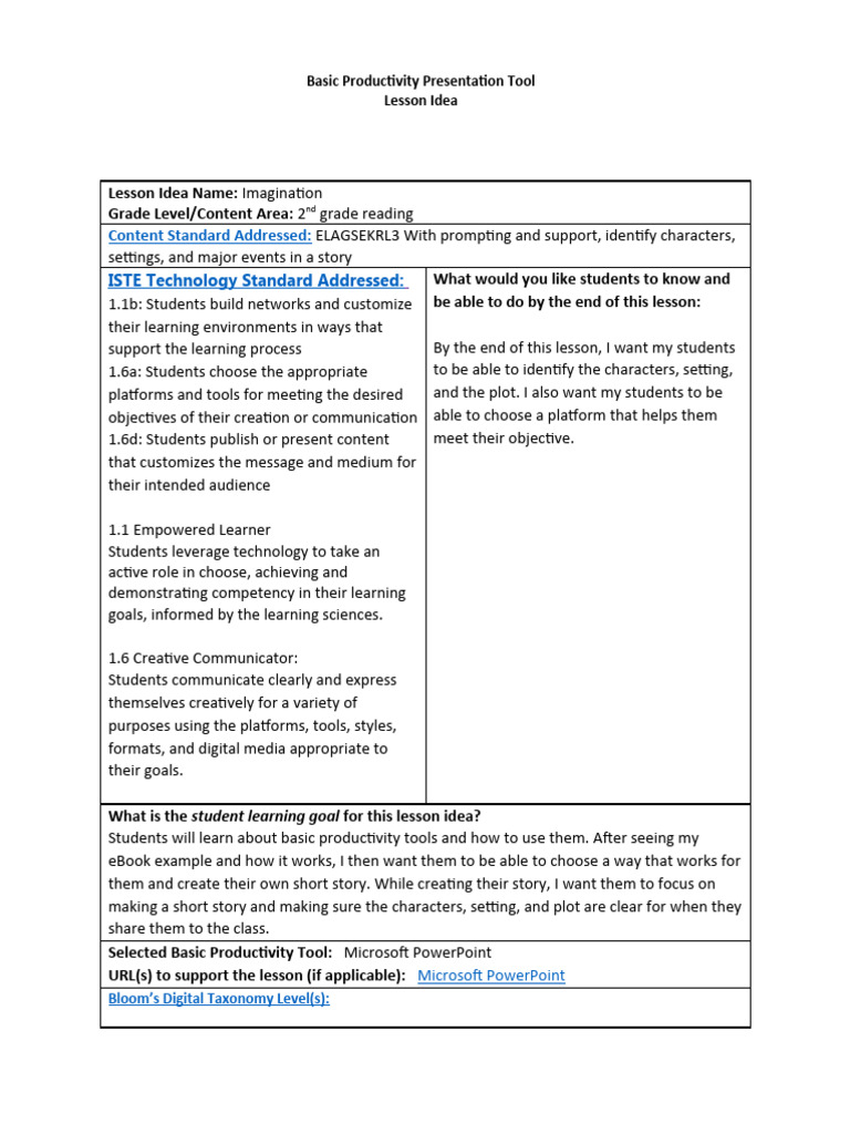 Bpts Lesson Plan | PDF