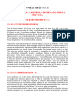 Sesion 11 Elegido para La Gloria, Condenado Por La Fortuna. El Reinado de Tito