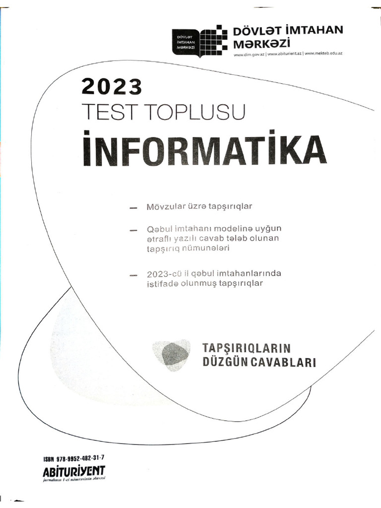 İnformatika Toplu DİM | PDF