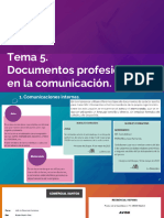 Tema 5. Documentos Profesionales en La Comunicación.