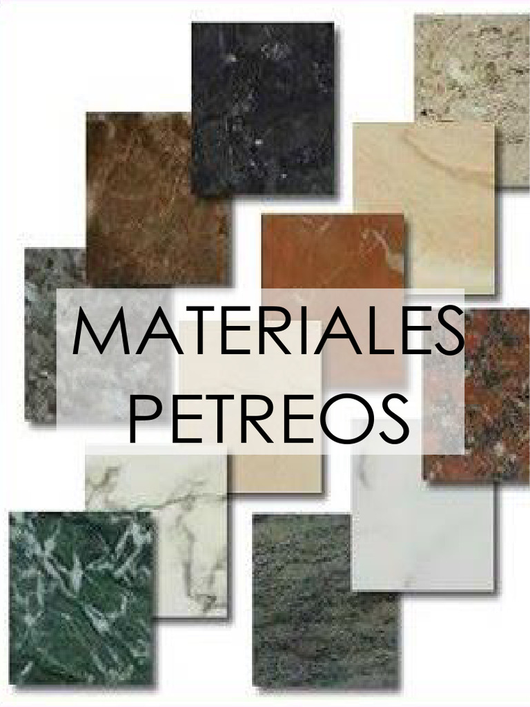 MATERIALES PETREOS | PDF | Caliza | Hormigón
