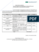 Resultado Final Do Edital 19-2023