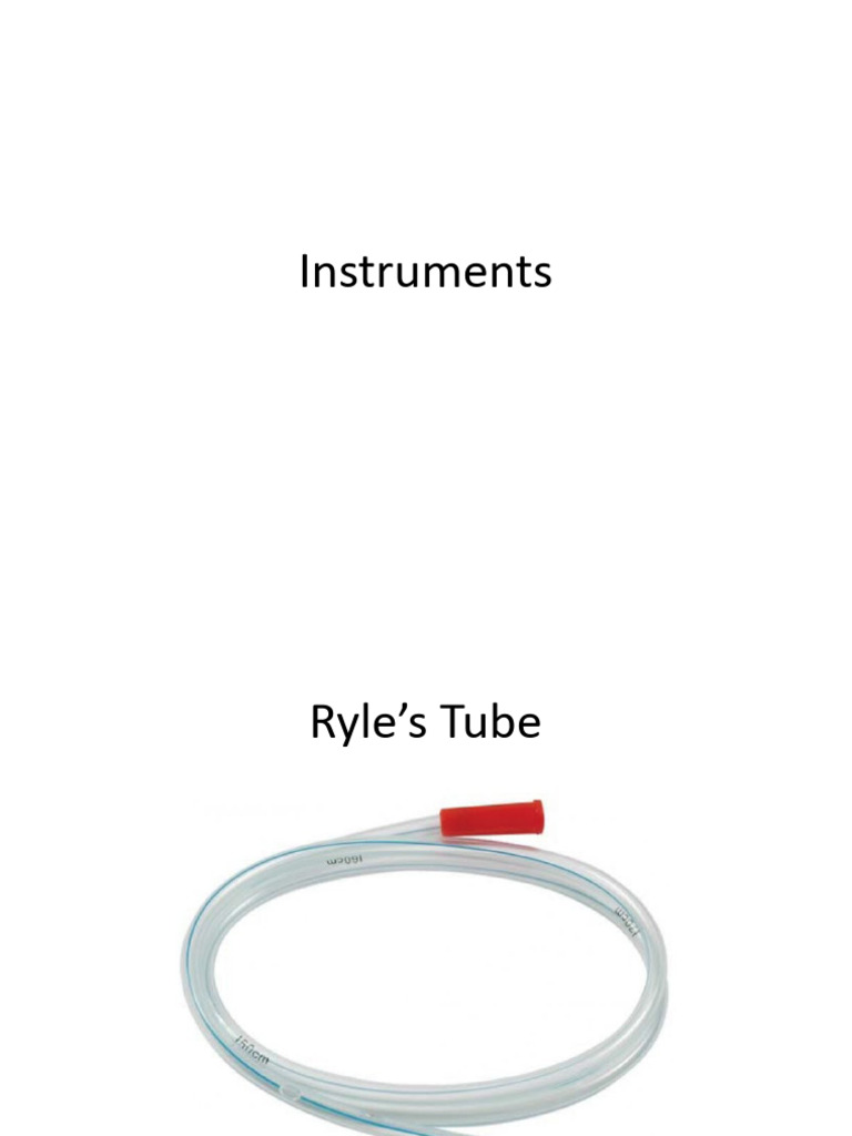 Overview of Medical Tubes and Their Uses | PDF | Cerebrospinal Fluid ...