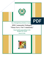 2010 Community Dialogues Report