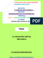 4.2 Industria Metal Mecánica