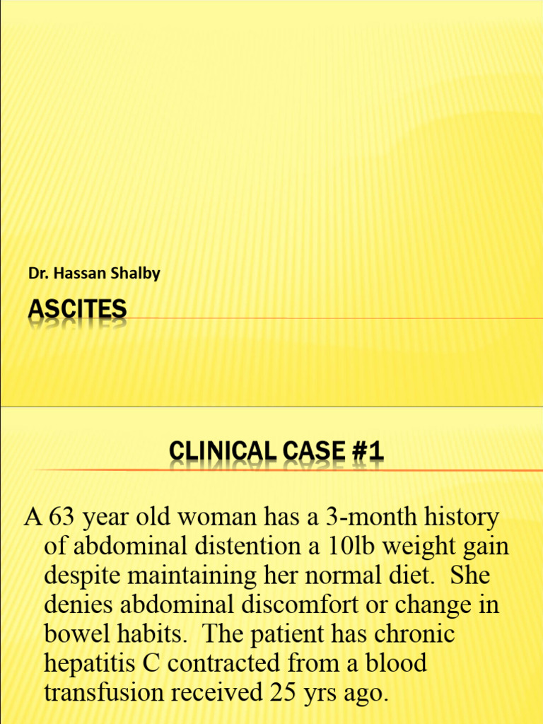 Ascites pdf cirrhosis liver