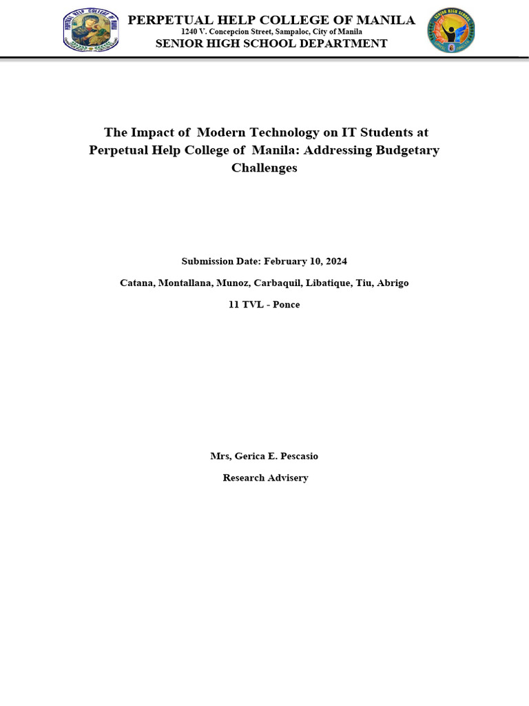 The Impact Of Modern Technology On It Students A Pdf Internet