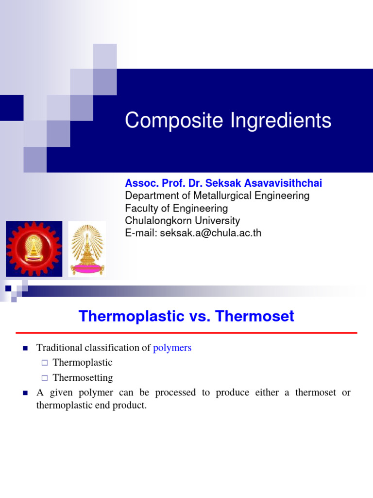 Understanding Composite Ingredients | PDF | Fibers | Composite Material