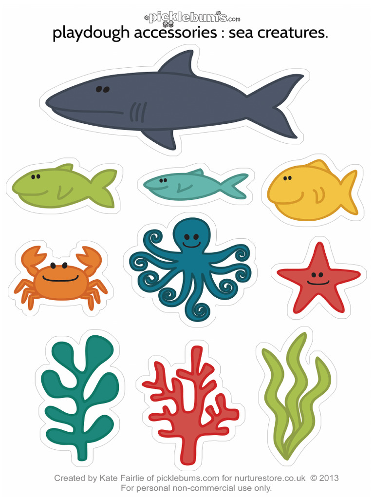 Under The Sea Printables | PDF