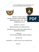 Criminalistica - Desarrollo de La Inspeccion y Métodos de Ingreso