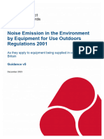 Guide To Noise Emissions Regulations 2001
