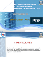 Clase 1 - Semana 9 - Tercera Unidad - Cimentaciones