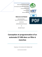 Conception Et Programmation D'un Automate S7-300 Dans Un Filtre À Manches