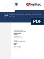 Cuadro Sinóptico de Las Situaciones Relacionadas Con La Desviación Social 2.1