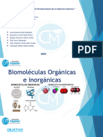 Biomoleculas Organicas e Inorgánicas Grupo 8 Presentacion