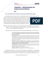 3 - NR 17 Ergonomia - Organização Do Trabalho - Materiais