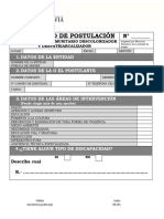 Formulario de Postulacion Sscdyd