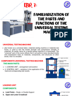 Chapter 7 Familiarization of With The Parts and Functions of Universal Testing Machine