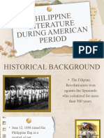 Philippine Literature During American Period