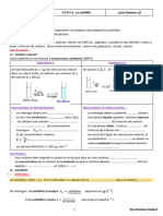 Chimie tp14 1s2 1s3 La Solubilite