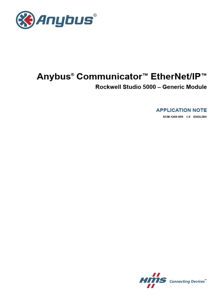 HMS AnybusCC EthernetIP | PDF | Ip Address | Computer Network