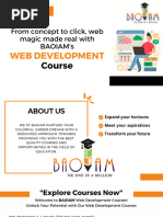 Web Development Brochure