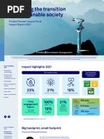 Triodos Pioneer Impact Fund Impact Report 2021