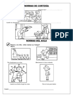 Normas de Cortesia y Del Aula para Ninos de 5 Anos