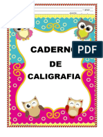 Caligrafia Caderno Letra Cursiva