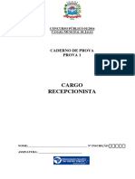 Prova Objetiva 1-Recepcionista