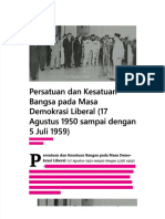PDF Persatuan Dan Kesatuan Bangsa Pada Masa Demokrasi Liberal - Compress