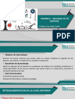 Clase 10 - Fisica Dinámica-2da Ley de Newton Vacio - 2023 II - Reducido Ejer