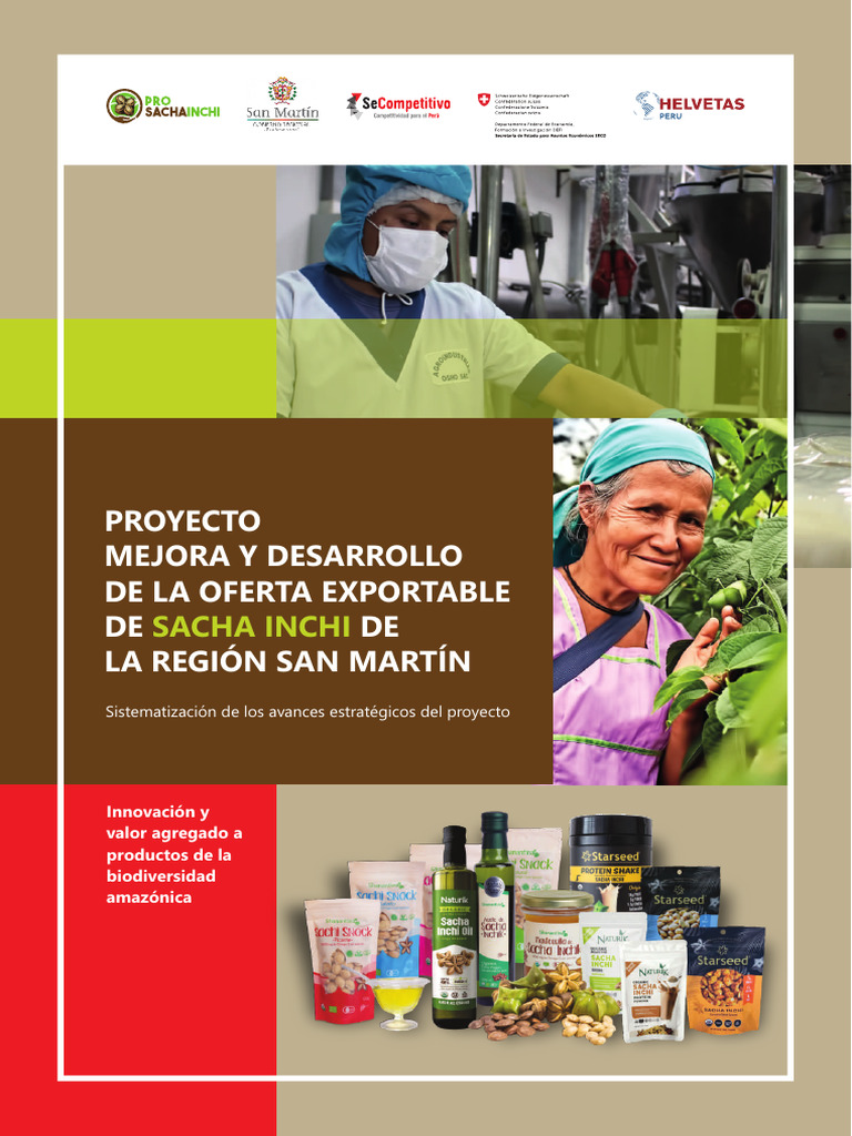 Proyecto Mejora y Desarrollo de La Oferta Exportable de Sacha Inchi San ...