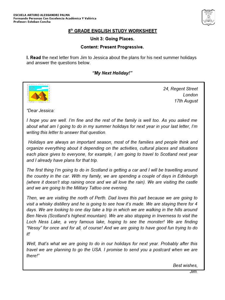 English Task 8° | PDF | Linguistics