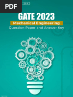 Isro Scientist Previous Year Paper 2024 Mechanical Engineering | PDF
