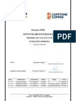 Proyecto 2707D Nuevo TK 2000 Sulfuros Bases: Memoria de Cálculo Civil