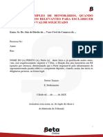 Item 9 - PETIÇÃO COM PRETENSÃO SIMPLES DE HONORÁRIOS.