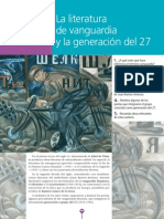 La Literatura de Vanguardia y La Generacion Del 27