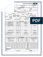 Ejemplo Solicitud de Empleo Peak HR.