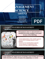 GROUP 2 Report Management Science