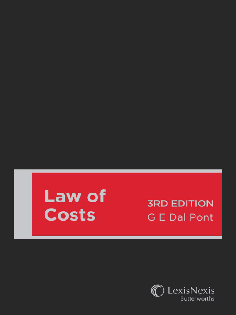Law of Costs (Gino Evan Dal Pont) (Z-Library) | PDF | Common Law | Copyright