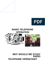 Radio Telephone Operation Basic Camp Tinio