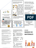 Triptico de Cargas Manuales Bueno