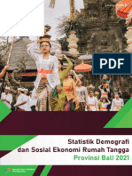 Statistik Demografi Dan Sosial Ekonomi Rumah Tangga Provinsi Bali 2021