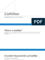 Introduction To Liabilities